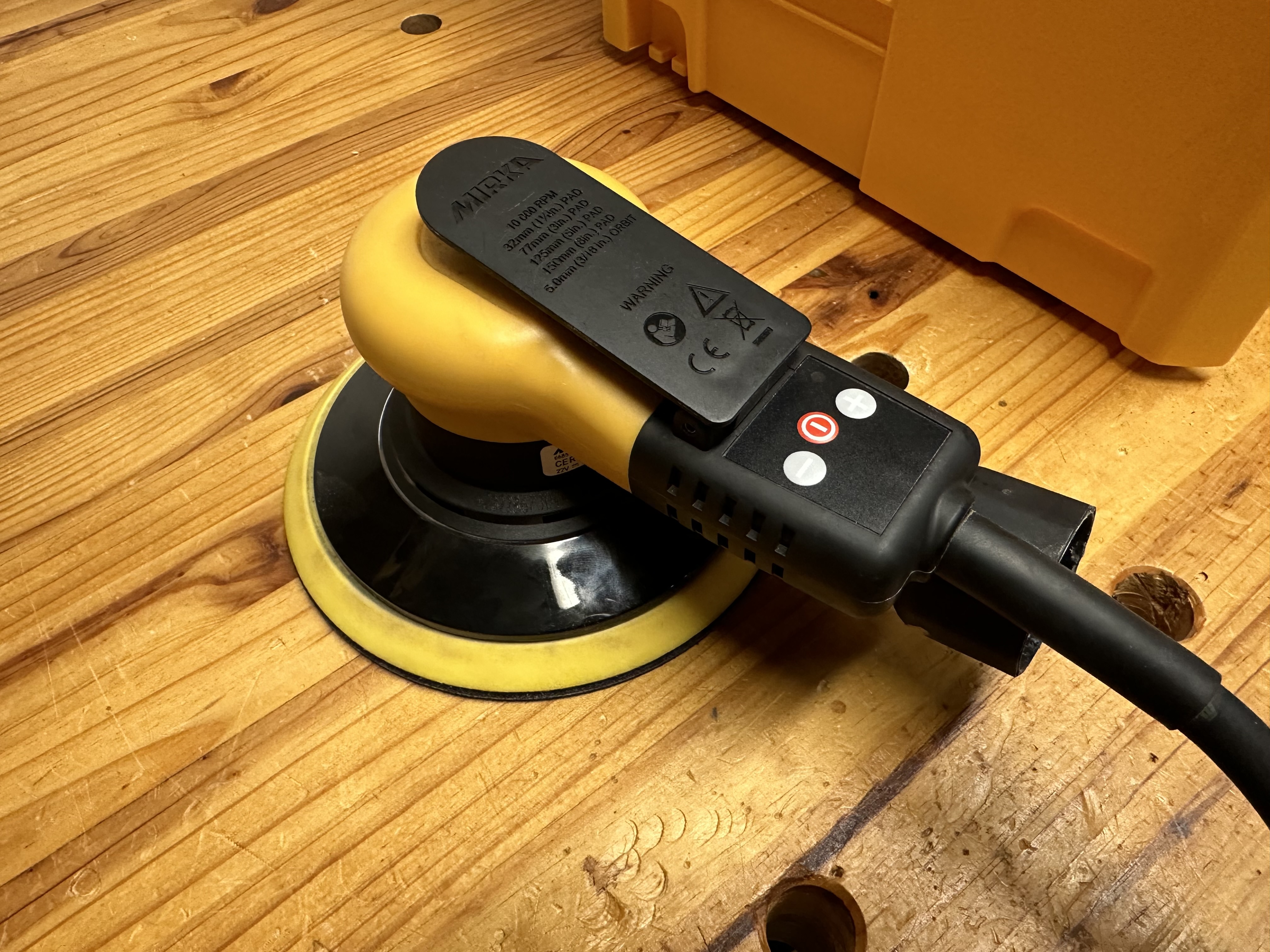 Mirka Ceros 6” sander for sale NC Woodworker