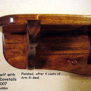 Wall Shelf - with Sliding Dovetails