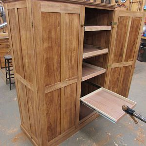 Free standing pantry cabinet