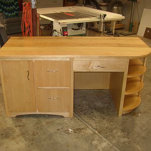 Finished Maple desk
