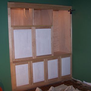 TV Cabinet - Rough-In Stage