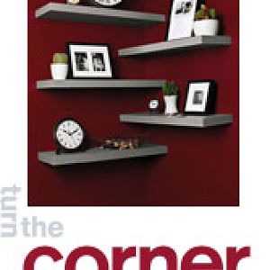 Corner shelves