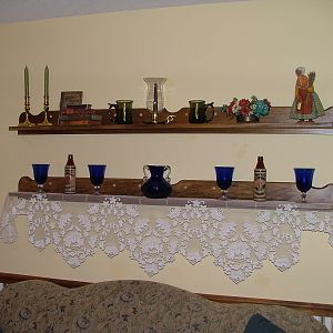 Colonial Style Shelves