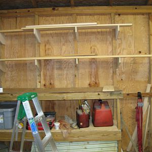 Wood storage rack