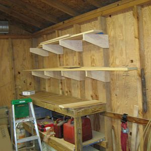 wood storege rack