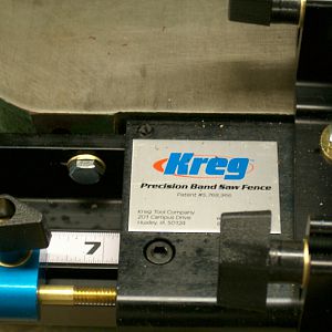 Kreg Fence System for Grizzly Band Saw