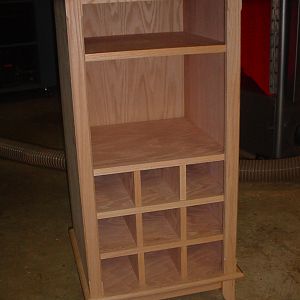 8.) Wine Bottle Cubbies Dry fitted