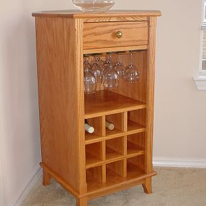 14.) Completed Wine Rack