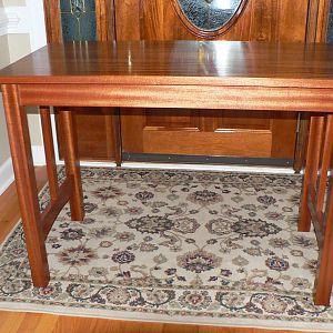 Sapele Sewing Table