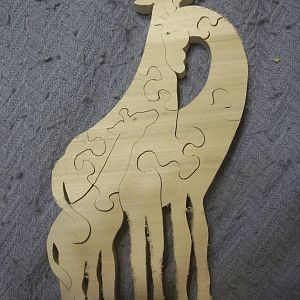 Giraffe puzzle for granddaughter