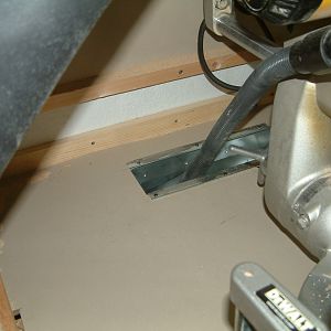 Miter saw dust collection hood