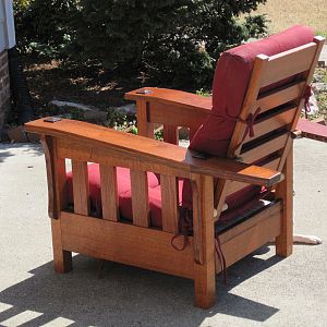 Latest Project - Mission style recliner