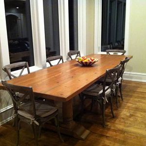Heartwood pine table 2