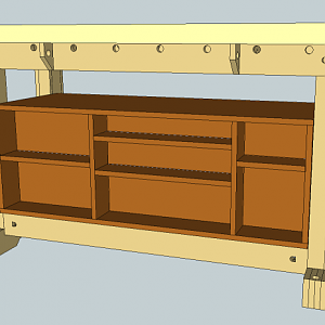 Workbench - tool cabinet
