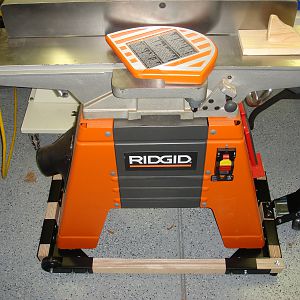 The Mobile Base on the Jointer