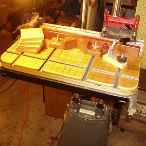 Drill press table