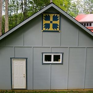 Barn Quilt from Back