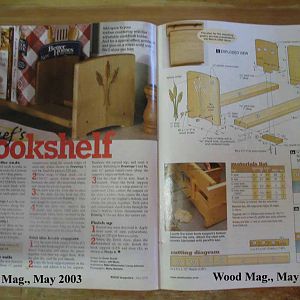 Book Shelf - Portable Bookshelf - for Tabletop