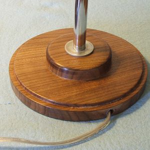 Table lamp upgrade - new Walnut base