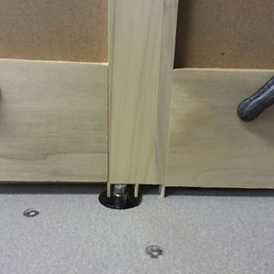 Cutting pins for the drawers