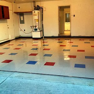 garage floor - 2016