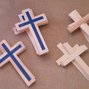 Crosses Prior to Painting