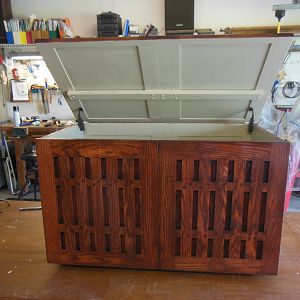 Oak Chest from Furniture Doors