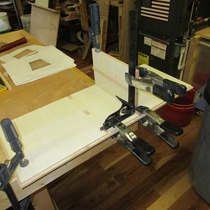 Gerstner 2610 copy tray bottom-divider glue up