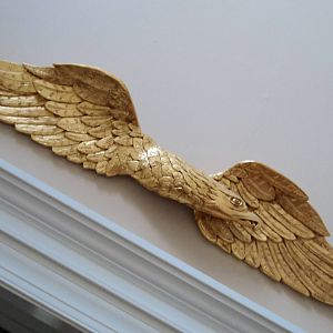 Bellamy Eagle carving