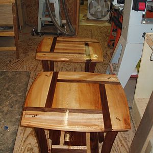 End Tables 2nd coat