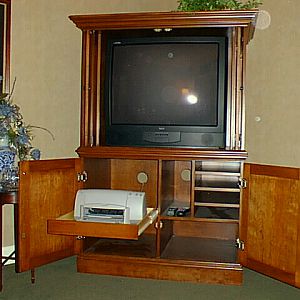 Funeral Home Virtural Viewing Cabinet.