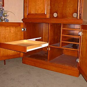 Funeral Home Virtural Viewing Cabinet.