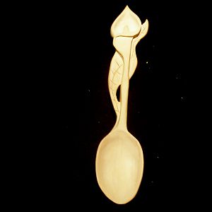 Cana Lilly carved spoon