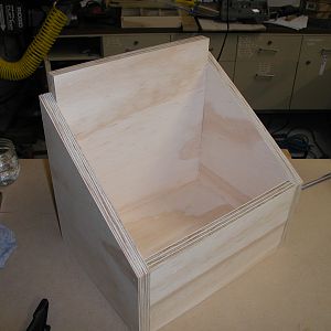 Assembled lower part of box