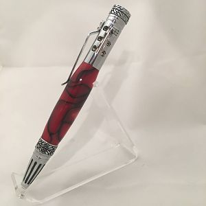 Chrome Gear Shift in black & red acrylic