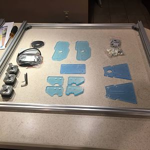 Laying out parts