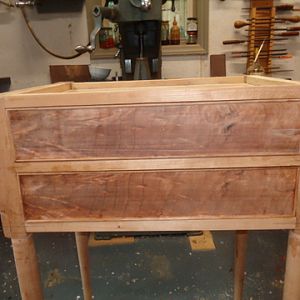 beaded drawer front
