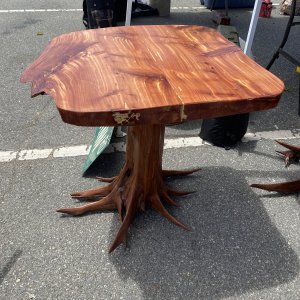 Cedar end table