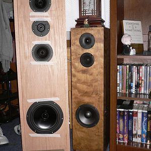 Two tower speakers