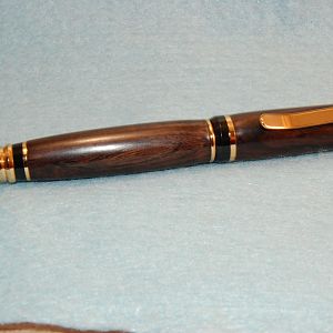 Cigar Pen in African Blackwood, gold plating