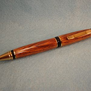 Cigar Pen in Cocobolo, Gold plating