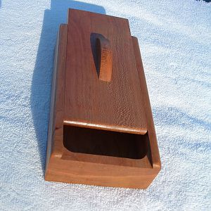 Cherry box from salvaged wood