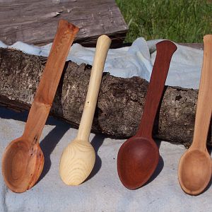 Multi-axis turned spoons