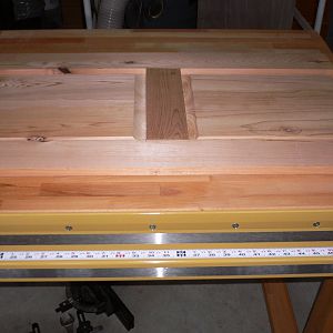 Dry Fitting Pictures of Front Cedar Frame