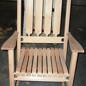 first rocker before stain