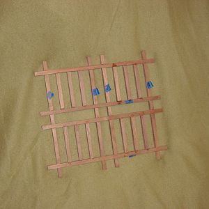 lattice for doors in work