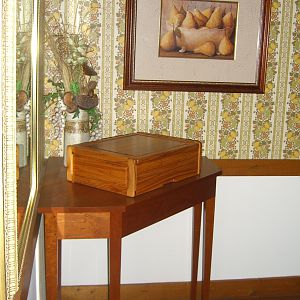 Shaker Dining room silverware chest