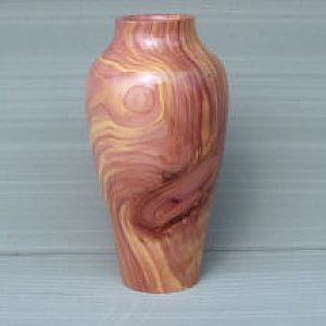 Cedar vase