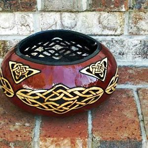 Celtic Gourd with cutouts