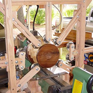 lathe steady rest